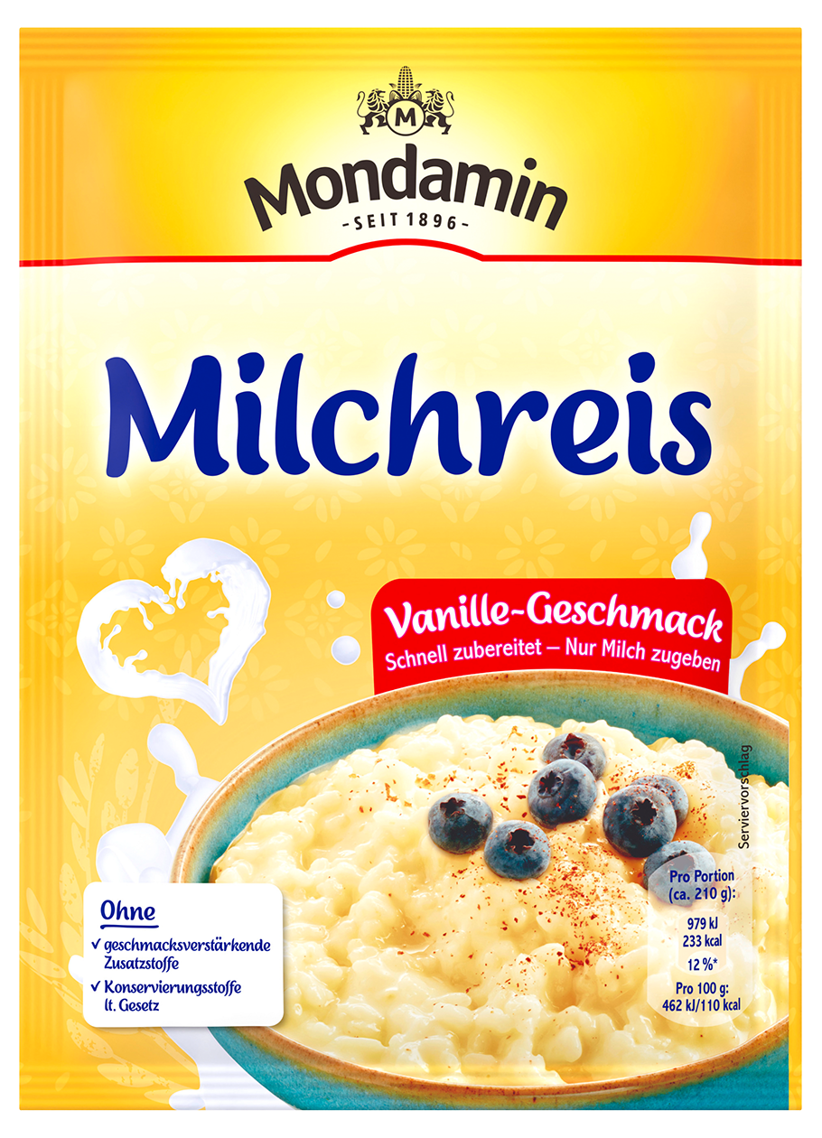 Milchreis Vanille