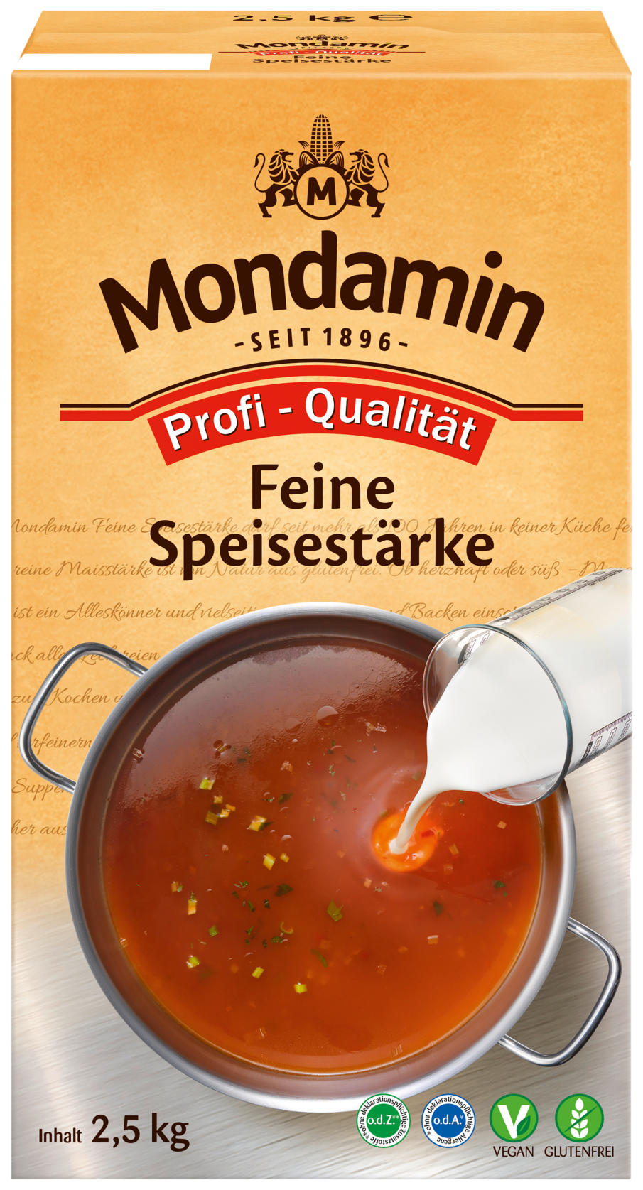 Speisestärke 2,5kg Packung