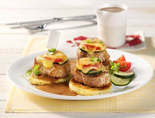 Schweinefilets aus dem Ofen mit Kartoffeltalern