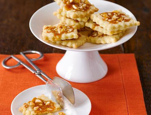 Mandel-Karamell-Plätzchen