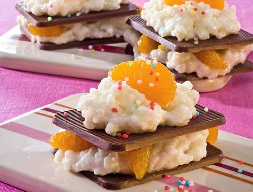 Milchreis-Schoko-Sandwich