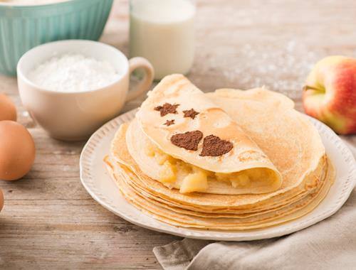 Pfannkuchen Grundrezept im einfachen Tassen-Maß