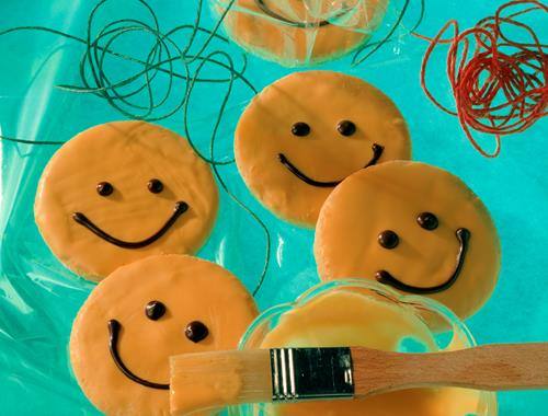 Smiley-Mandelkekse