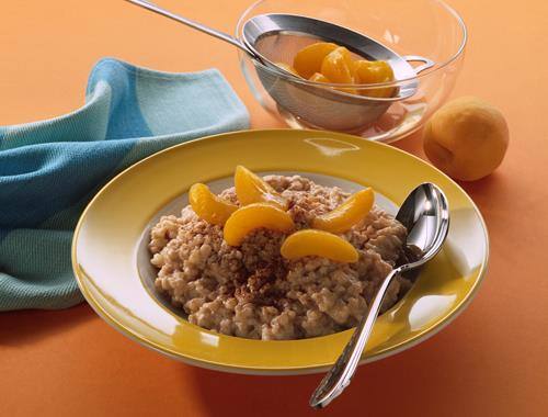 Schokoladen-Milchreis mit Aprikosen