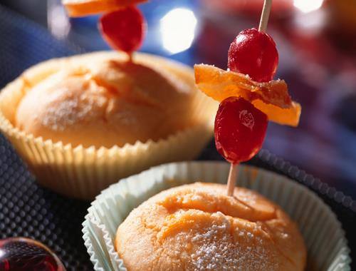 Beschwipstes Orangentörtchen