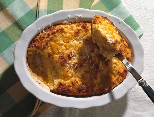 Reis-Auflauf mit Mango