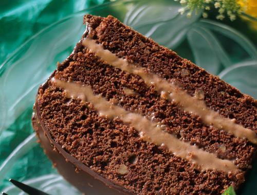 Schokoladenkuchen mit Schokominz-Creme