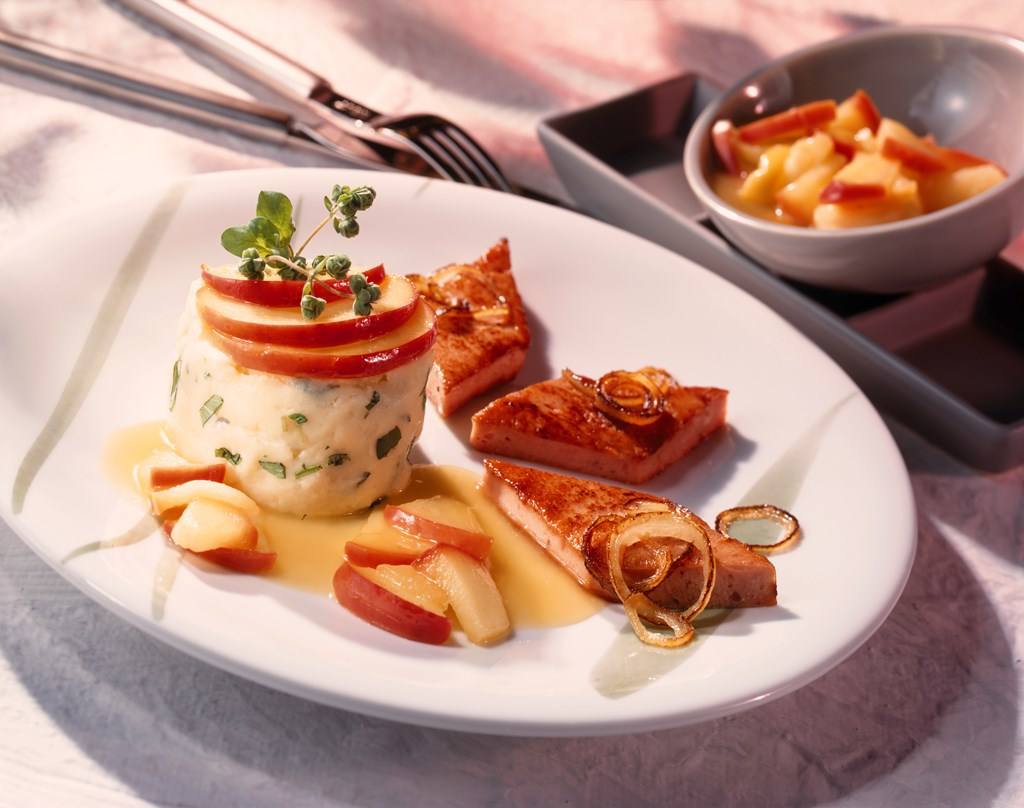 Majoranpüree zu Leberkäse Rezept - Rezept & Bild