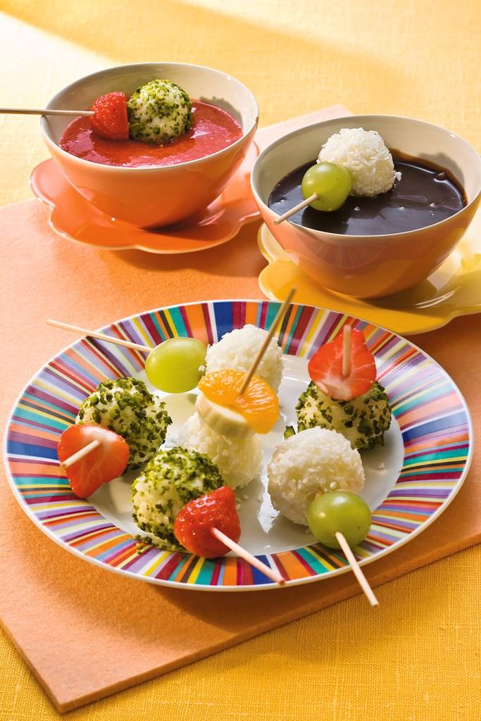 Milchreis-Frucht-Spießchen Rezept - Rezept &amp; Bild