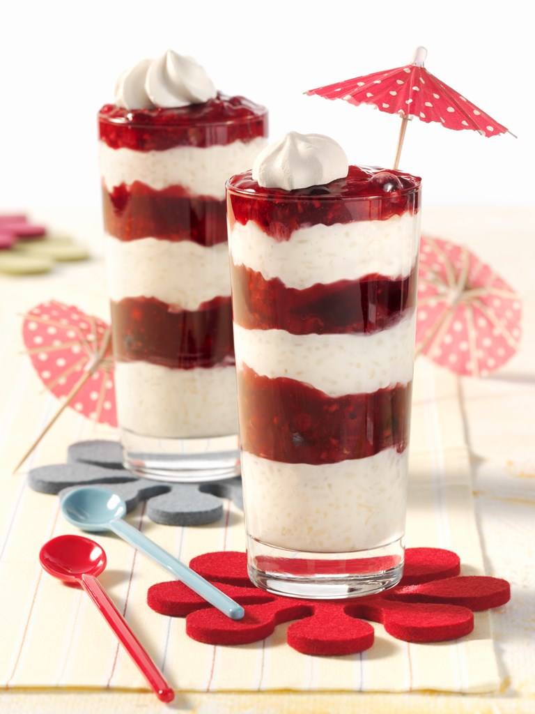 Milchreis-Leuchtturm Dessert Rezept - Rezept &amp; Bild