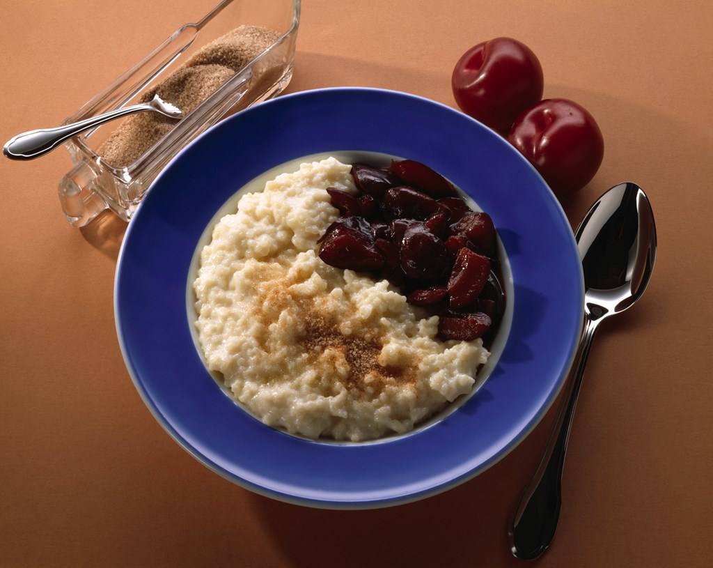 Milchreis mit Pflaumen Rezept - Rezept & Bild