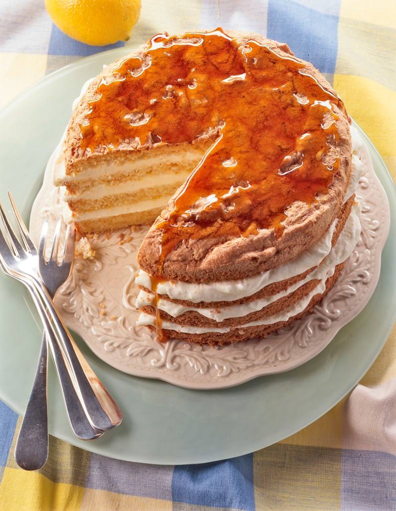 Möhrentorte mit Zitronencreme Rezept - Rezept &amp; Bild