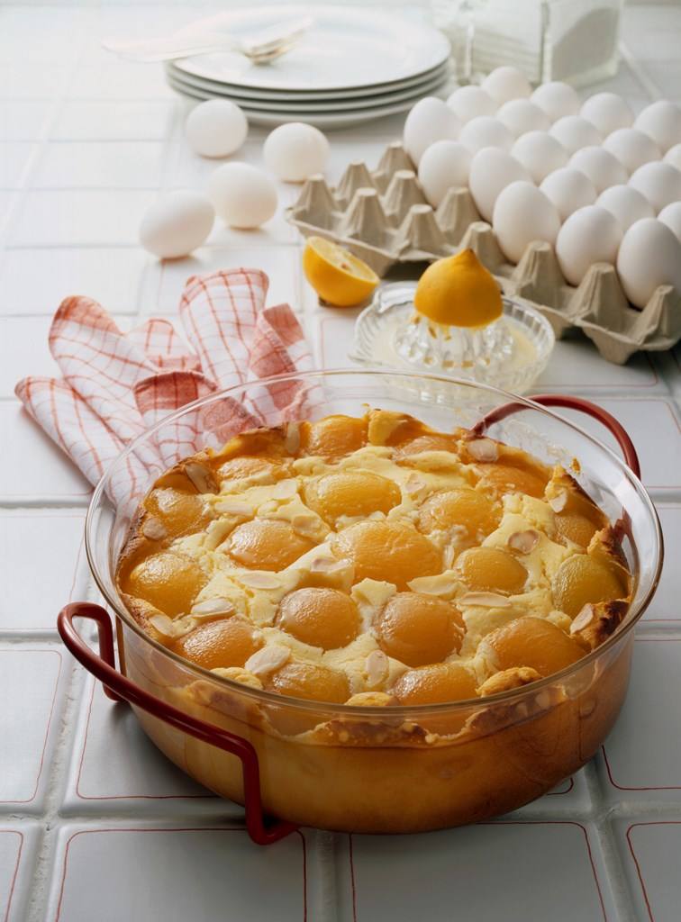 Quark-Aprikosen-Auflauf Rezept - Rezept &amp; Bild