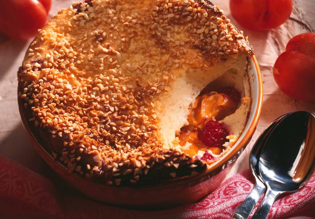 Quark-Obst-Auflauf Rezept - Rezept & Bild