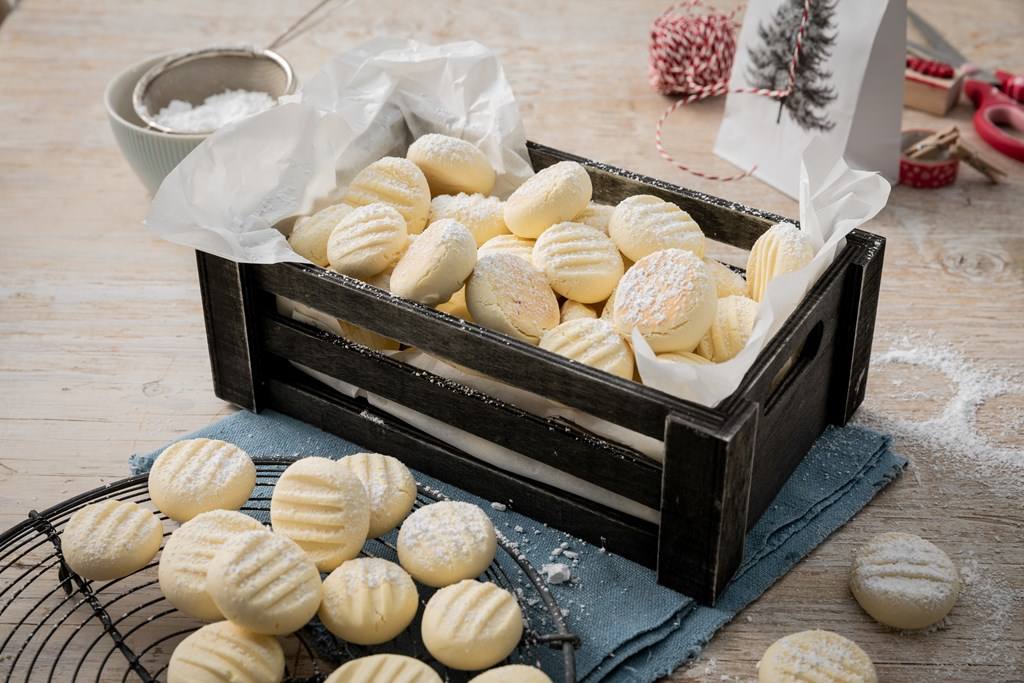 Schneeflöckchen-Plätzchen Rezept - Rezept &amp; Bild