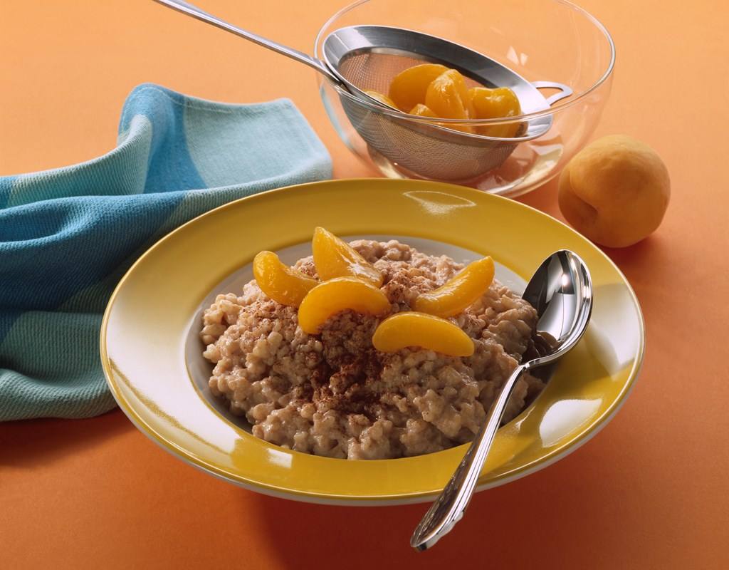 Schokoladen-Milchreis mit Aprikosen Rezept - Rezept & Bild