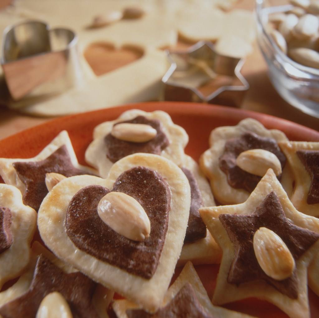 Weihnachtsplätzchen Schwarz-Weiß Rezept - Rezept &amp; Bild