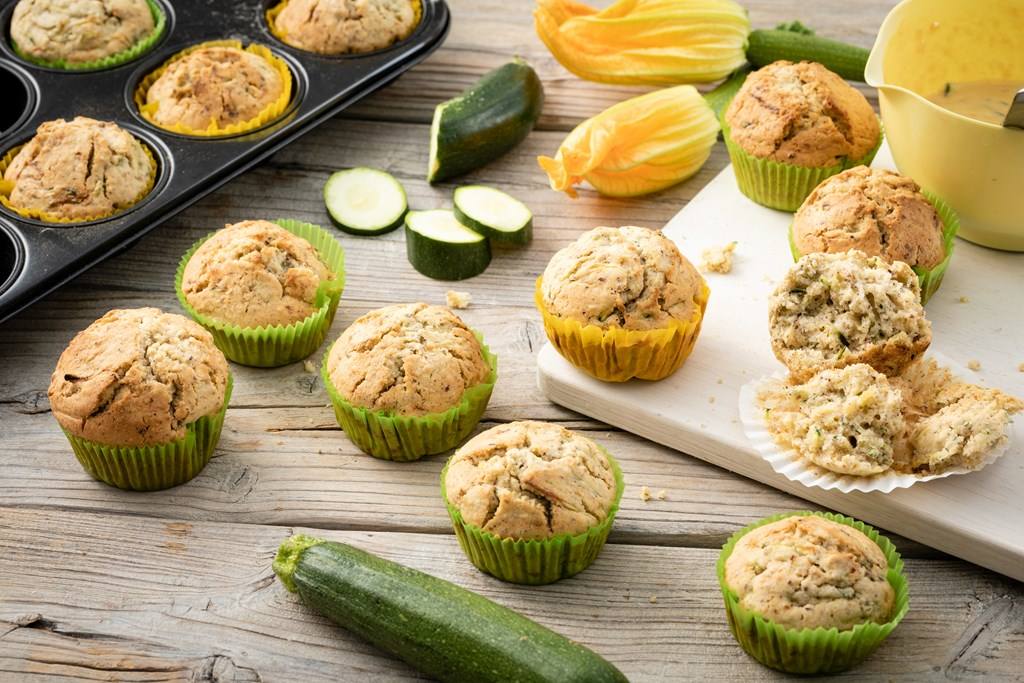 Zucchini-Haselnuss-Muffins Rezept - Rezept &amp; Bild