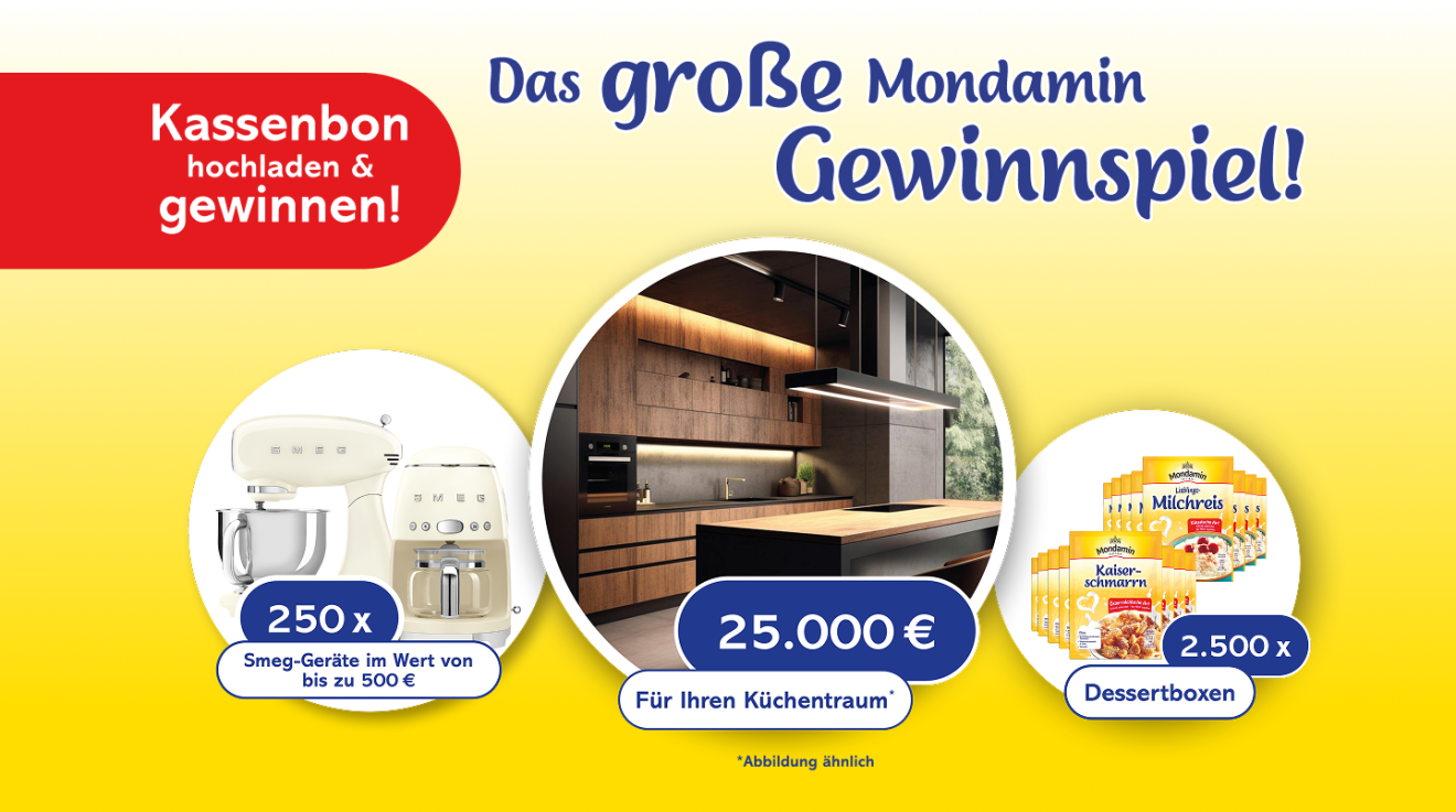 Mondamin Gewinnspiel Banner