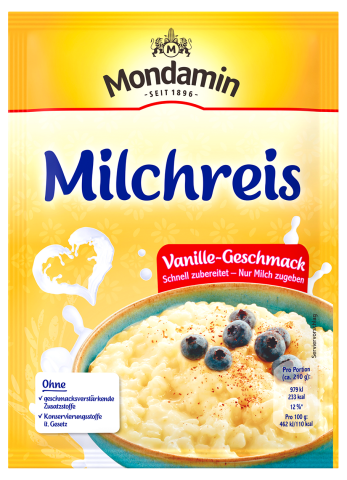 Milchreis Vanille