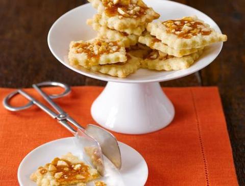 Mandel-Karamell-Plätzchen
