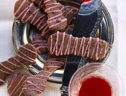 Schoko-Zungen mit Anis