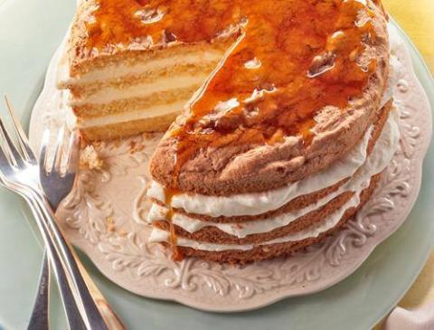 Möhrentorte mit Zitronencreme