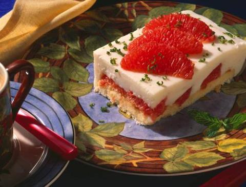 Joghurt-Grapefruit-Schnitten