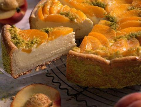 Pfirsich-Ricotta-Kuchen