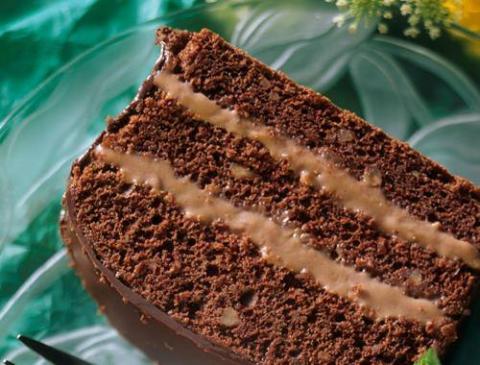 Schokoladenkuchen mit Schokominz-Creme