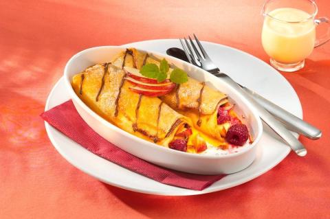 Ofen-Crêpes al forno Rezept - Rezept & Bild