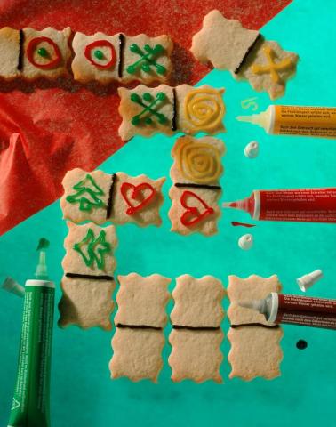 Bunte Domino-Plätzchen Rezept - Rezept & Bild