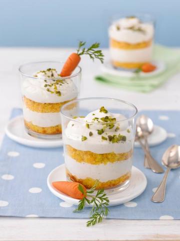 Karottenkuchen im Glas Rezept - Rezept & Bild