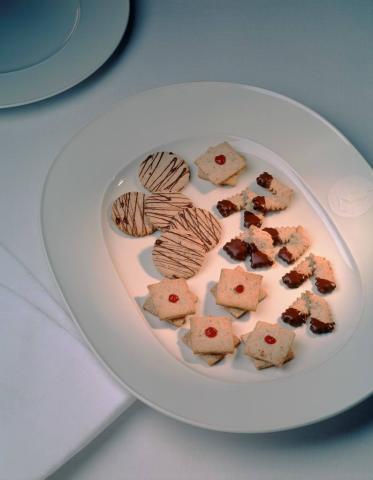 Lebkuchen-Plätzchen mit Preiselbeeren Rezept - Rezept & Bild