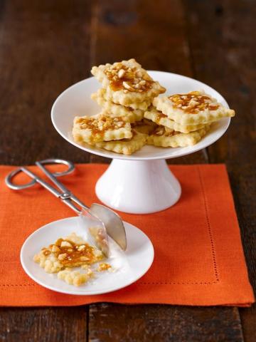 Mandel-Karamell-Plätzchen Rezept - Rezept & Bild