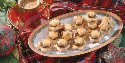 Nougat Sternplätzchen Rezept - Rezept & Bild