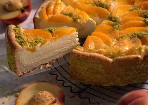 Pfirsich-Ricotta-Kuchen Rezept - Rezept & Bild