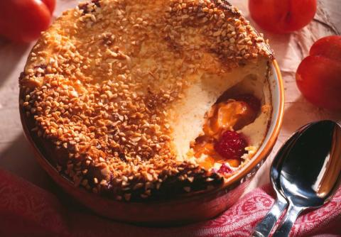 Quark-Obst-Auflauf Rezept - Rezept & Bild